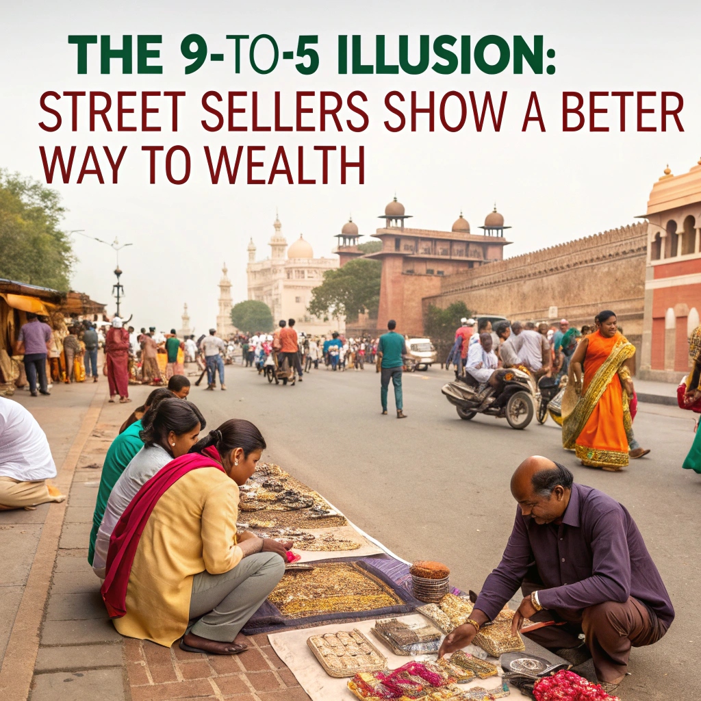 The 9-to-5 Illusion Street Sellers Show a Better Way to Wealth