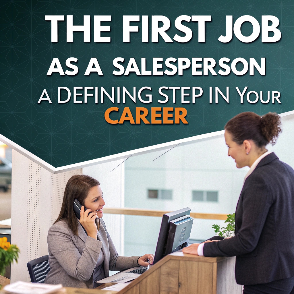 The First Job as a Salesperson: A Defining Step in Your Career