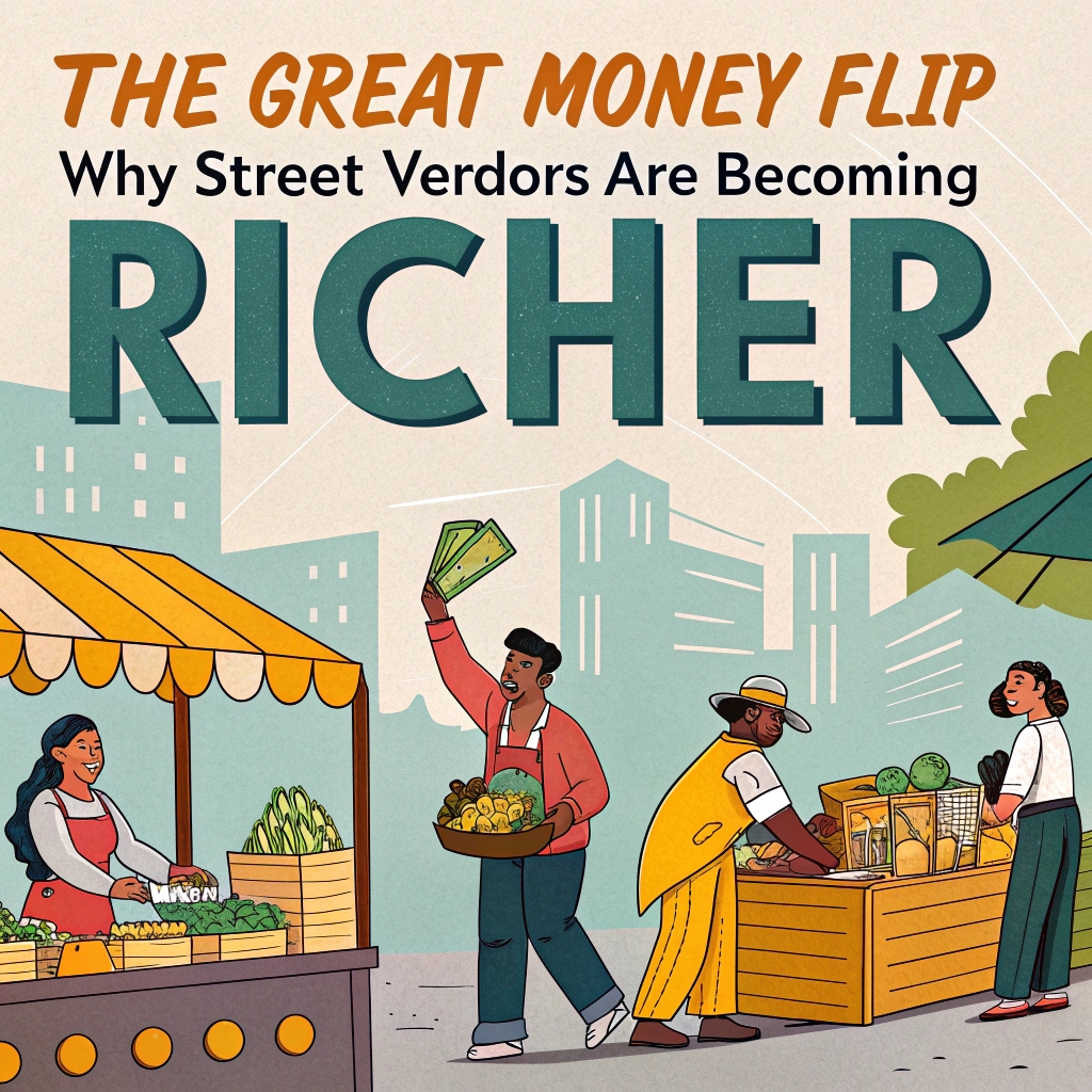 The Great Money Flip: Why Street Vendors Are Becoming Richer