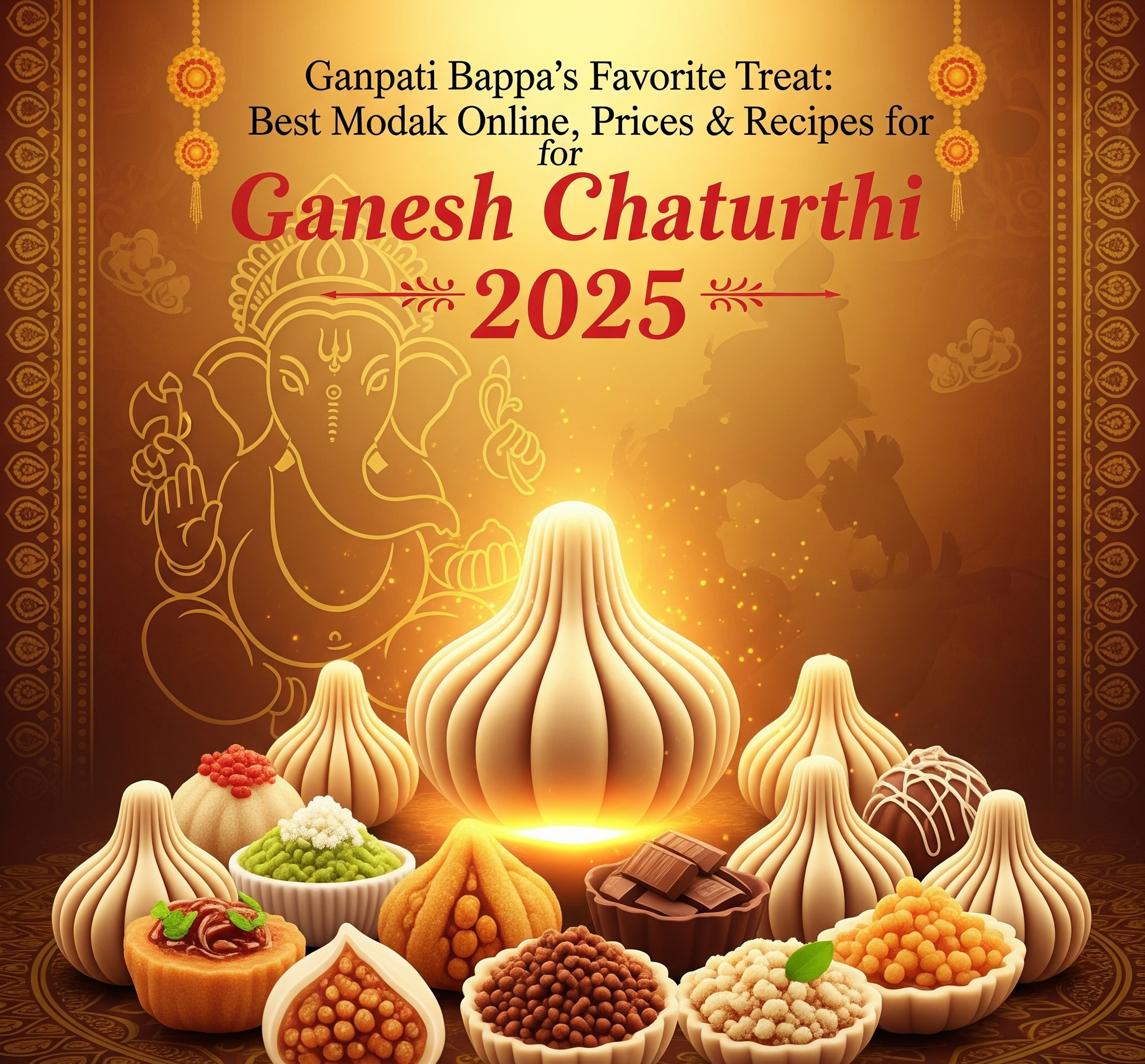 Ganpati Bappa’s Favorite Treat Best Modak Online, Prices & Recipes for Ganesh Chaturthi 2025