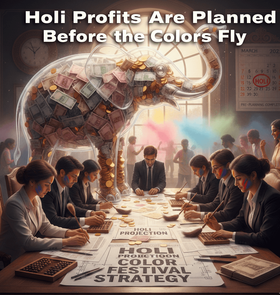 Holi Profits Are Planned Before the Colors Fly